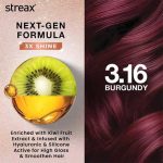 Streax permanent burgundy hair color cream pack